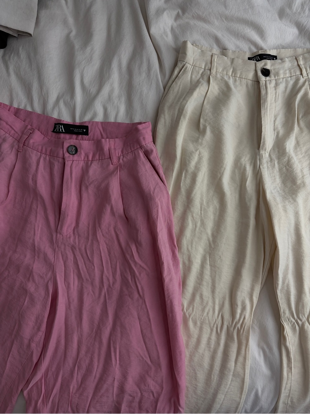 Zara Pink Wide Leg Pants
